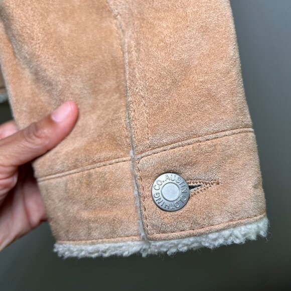 Austin Clothing Co - Leather Jacket - Size XL - Tan leather with sherpa - Picture 5 of 11